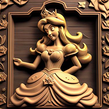 3D model st Princess Peach from Super Mario (STL)